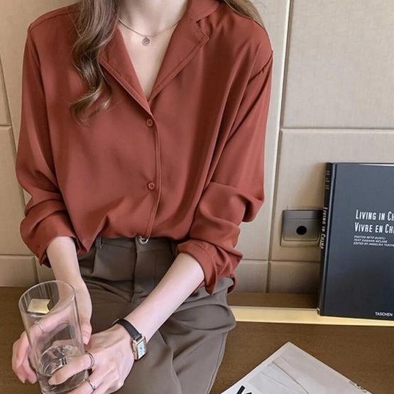 Forever25 เสื้อเชิ้ตแขนยาว