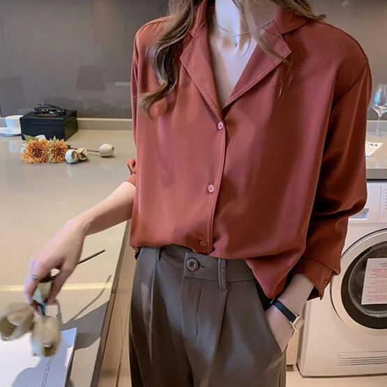 Forever25 เสื้อเชิ้ตแขนยาว