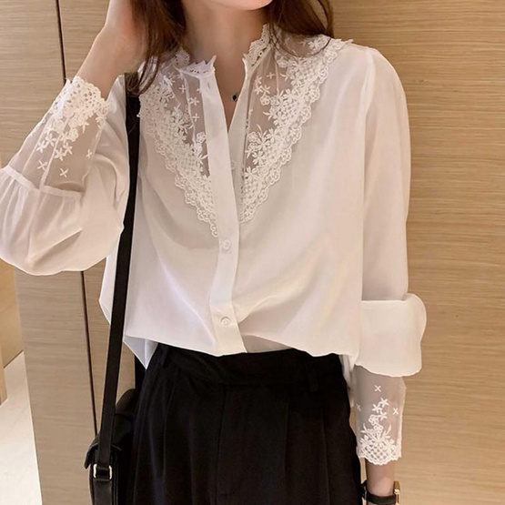 Forever25 เสื้อเชิ้ตแขนยาว