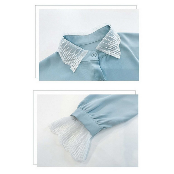 Forever25 เสื้อผ้าไหมอิตาลีแขนยาว