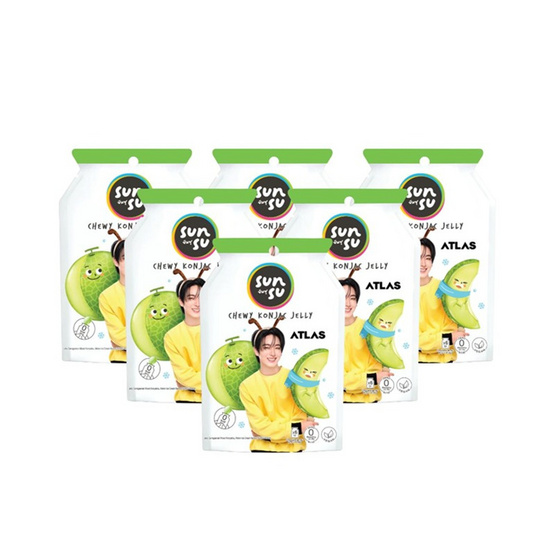 สั่งจอง  ซันซุ เยลลี่ผสมบุกกลิ่นไอศกรีมเมล่อน 96 กรัม (แพ็ก 6 ชิ้น)