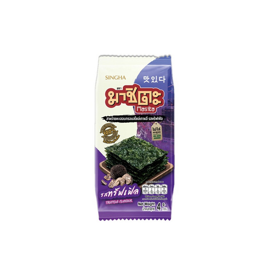 มาชิตะ สาหร่ายอบรสทรัฟเฟิล 4 กรัม (แพ็ก 6 ชิ้น)