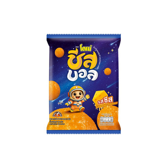 โดเน่ ชีสบอล ข้าวโพดผสมข้าวอบกรอบ 48 กรัม (แพ็ก 3 ชิ้น)