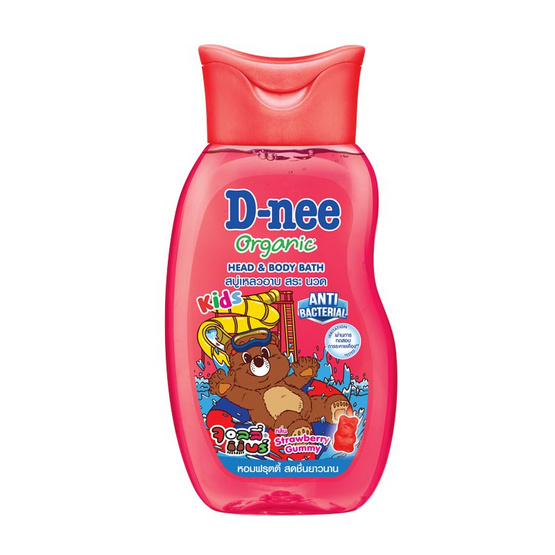 ดีนี่ คิดส์ สบู่เหลวเฮด&บอดี้ สตรอว์เบอร์รีกัมมี่ X จอลลี่แบร์ 180 มล. (แพ็ก 3 ชิ้น) - คละลาย