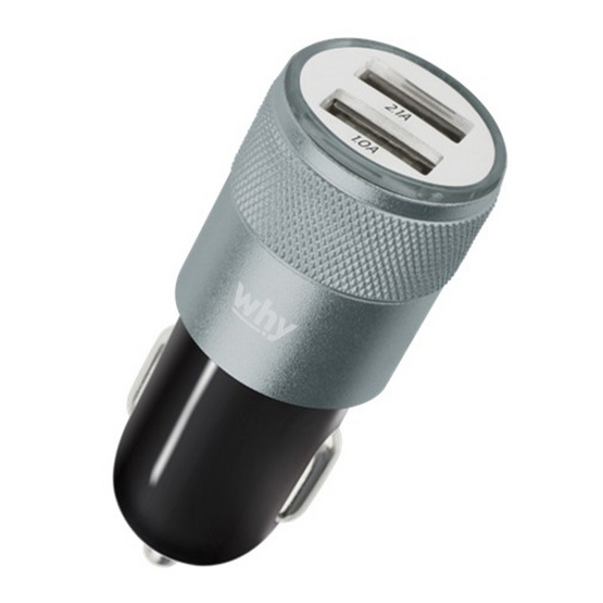 Why Car Charge รุ่น CC-3032 Black-Silver