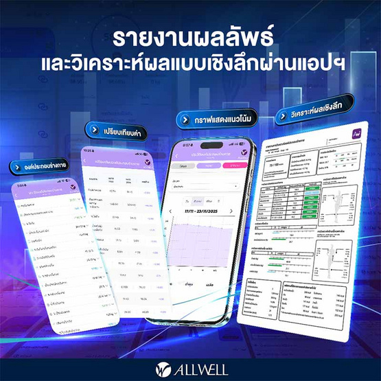 ALLWELL เครื่องชั่งน้ำหนักอัจฉริยะ รุ่น BODYA-PRO 8 อิเล็กโทรด (สีดำ)