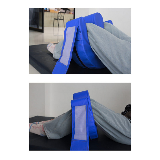 Abloom หมอนช่วยในการพลิกตัว ทรง W สีน้ำเงิน