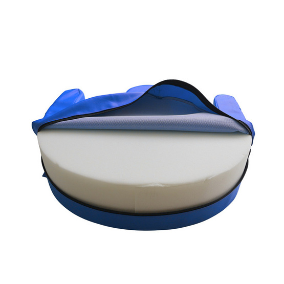 Abloom หมอนช่วยในการพลิกตัว ทรง W สีน้ำเงิน