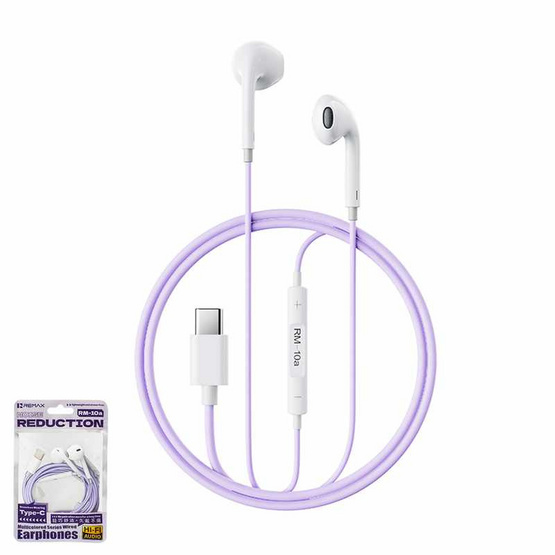 Remax หูฟังสาย Earbuds Type-C RM-10a