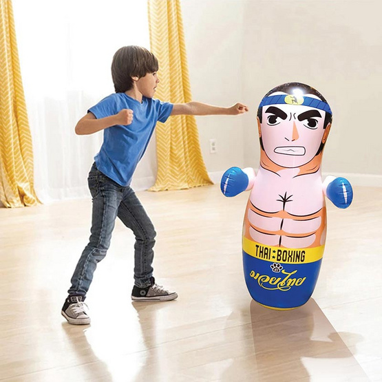 BMT ล้มลุกนักมวยน้ำเงิน ขนาด 85 cm.