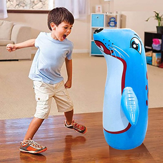 BMT ล้มลุกแมวน้ำฟ้า ขนาด 95 cm.