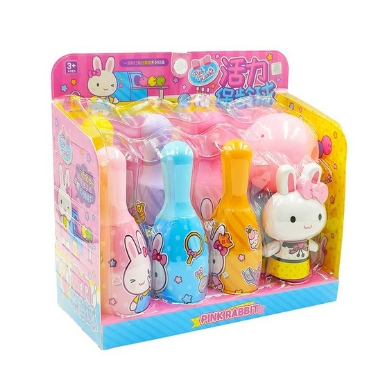 BMT ชุดของเล่นโบว์ลิ่ง พิ้งค์แรบบิท