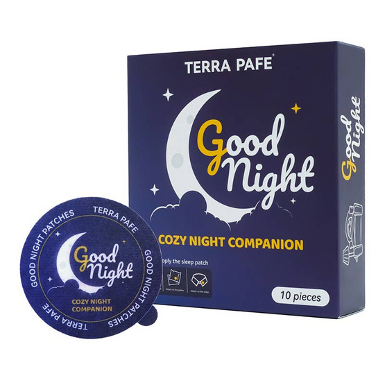 TERRA PAFE แผ่นแปะกลิ่นอโรม่า GOOD NIGHT PATCHES 5 ซอง (10 ชิ้น)