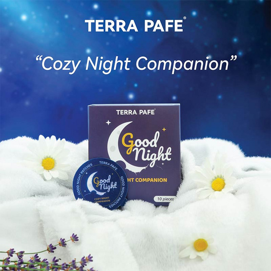 TERRA PAFE แผ่นแปะกลิ่นอโรม่า GOOD NIGHT PATCHES 5 ซอง (10 ชิ้น)