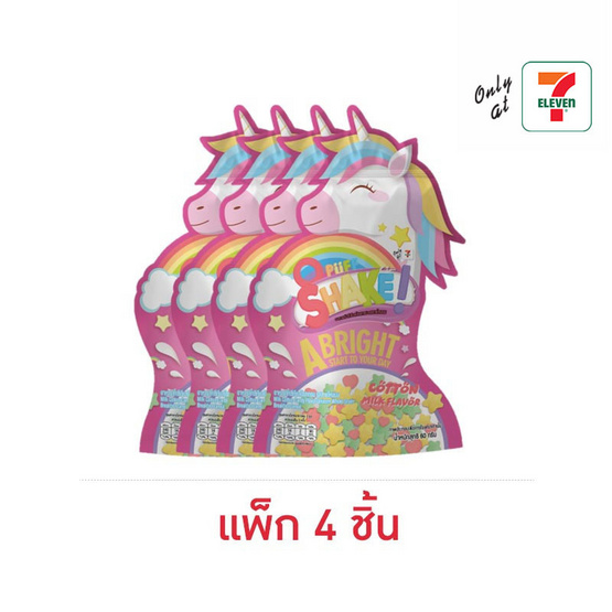 โอพัฟเชค ซีเรียลยูนิคอร์นรสสายไหมนม 60 กรัม (แพ็ก 4 ชิ้น)
