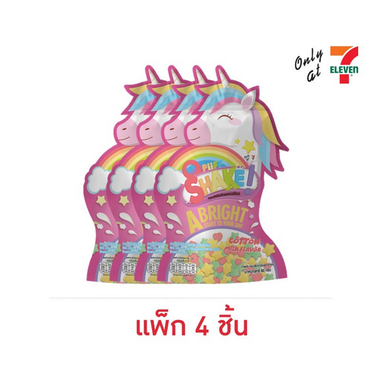 โอพัฟเชค ซีเรียลยูนิคอร์นรสสายไหมนม 60 กรัม (แพ็ก 4 ชิ้น)