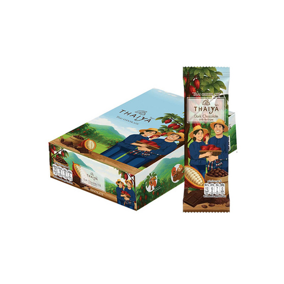 ไธยา ช็อกโกแลตดาร์กบาร์ 20 กรัม (แพ็ก 8 ชิ้น)