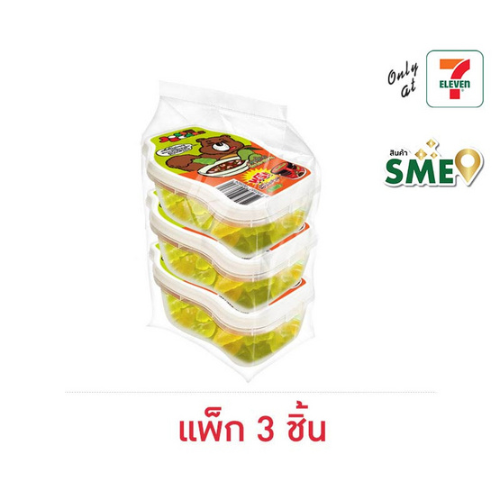 จอลลี่แบร์ เยลลี่กลิ่นมะม่วงน้ำปลาหวาน 120 กรัม (แพ็ก 3 ชิ้น)