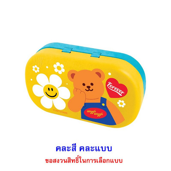 โอเค ลูกอมกลิ่นสตรอเบอร์รี่วิกเกิ้ลกล่องเหล็ก คละแบบ 9 กรัม (แพ็ก 6 ชิ้น)