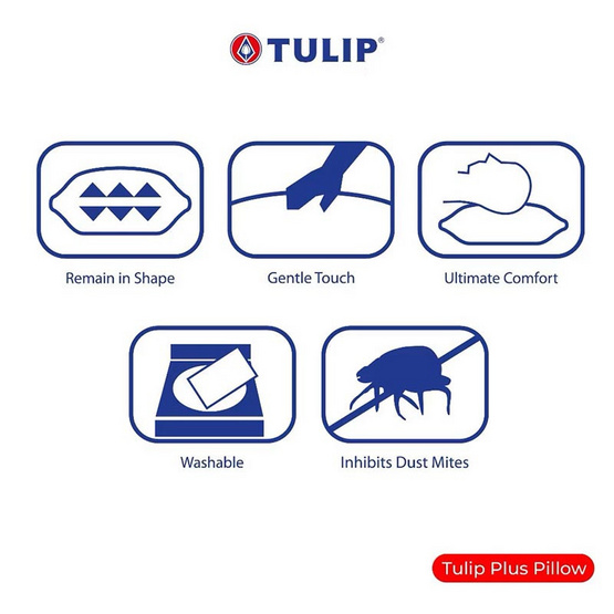 Tulip Microplus pillow หมอนหนุนใยสังเคราะห์