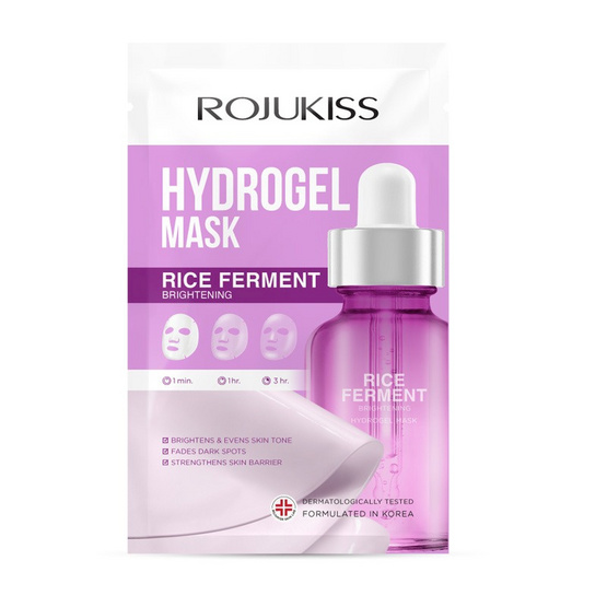 โรจูคิส ไฮโดรเจล มาส์ก ไรซ์ เฟอร์เมนท์ ไบร์ทเทนนิ่ง 33 กรัม