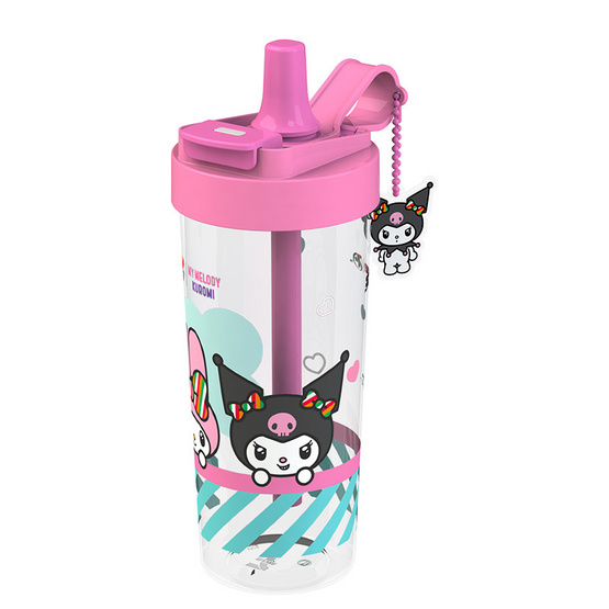 กระบอกน้ำมายเมโลดี้ & คุโรมิ พิงกี้ 22 oz.