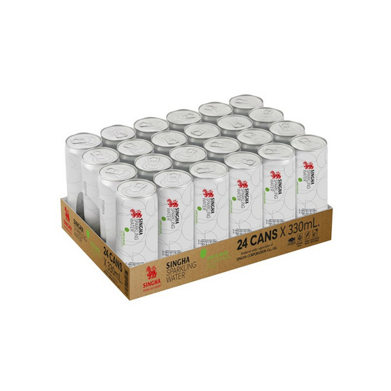 สิงห์สปาร์คกลิ้งไลม์ 330 มล. (ยกลัง 24 กระป๋อง)