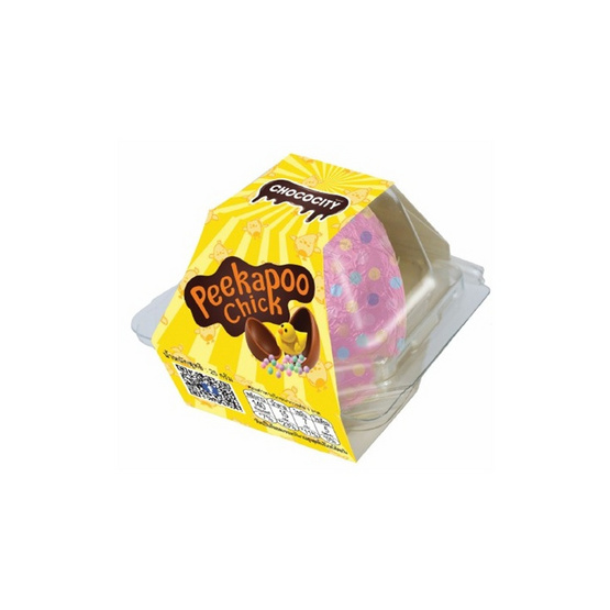 ช็อกโกซิตี้ ช็อกโกแลตผสมข้าวพองพีคาปูชิค 25 กรัม (แพ็ก 8 ชิ้น)