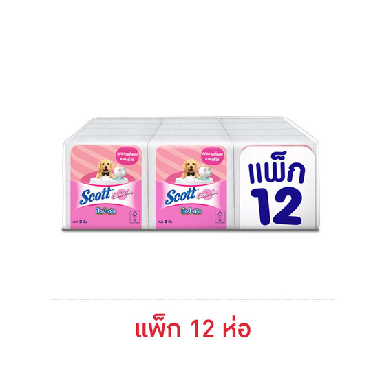สก๊อตต์ ซีเลคท์ ป๊อปอัพ 50 แผ่น (แพ็ก 12 ห่อ)
