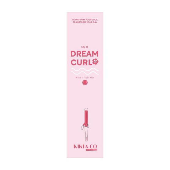 KIKI&CO เครื่องม้วนผมแกน 32MM Dream Curl รุ่น KL-278 Pink