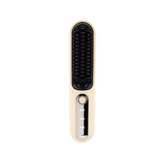 KIKI&CO เครื่องหวีผมไฟฟ้าไร้สาย Wireless Straight รุ่น KK-847 Orange