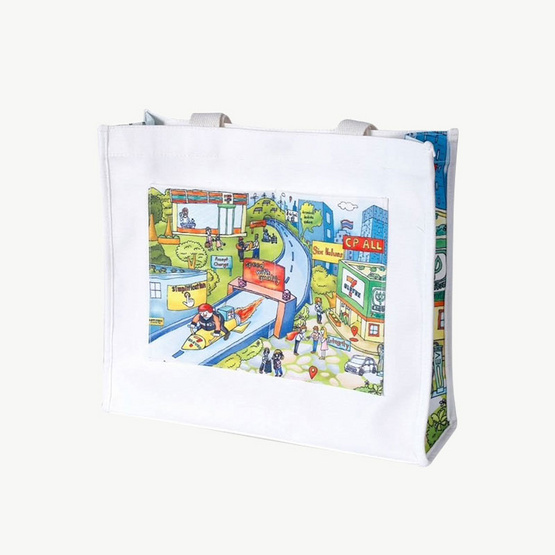 กระเป๋าสกรีนลาย CP 6 Values 