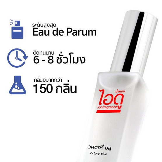 IDO FRAGRANCE น้ำหอม EAU DE PERFUME 30 ml กลิ่น VICTORY BLUE
