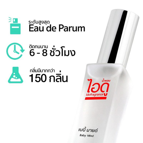 IDO FRAGRANCE น้ำหอม EAU DE PERFUME 30 ml กลิ่น BABY MIND