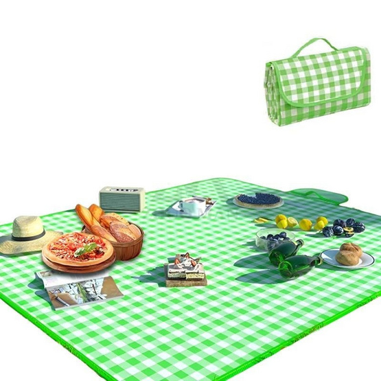 TS เสื่อปิกนิกพับได้ 2m/2m สีเขียว