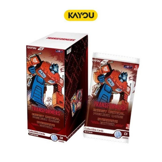 Kayou การ์ดสะสม ทรานส์ฟอร์เมอร์ส (Transformers-Energy Critical) ยกกล่อง 10 ซอง