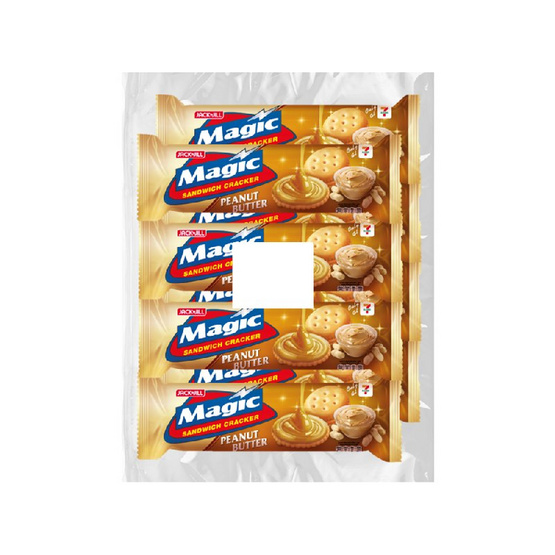เมจิก แครกเกอร์รสพีนัทบัตเตอร์ 115 กรัม (แพ็ก 8 ชิ้น)