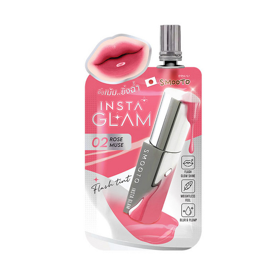 Smooto ลิปทินท์ InstaGlam Flash Tint 2 กรัม แพ็ก 6 ชิ้น