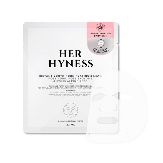 Her Hyness มาส์กหน้า Instant Youth PDRN Platinum Mask 22 มล
