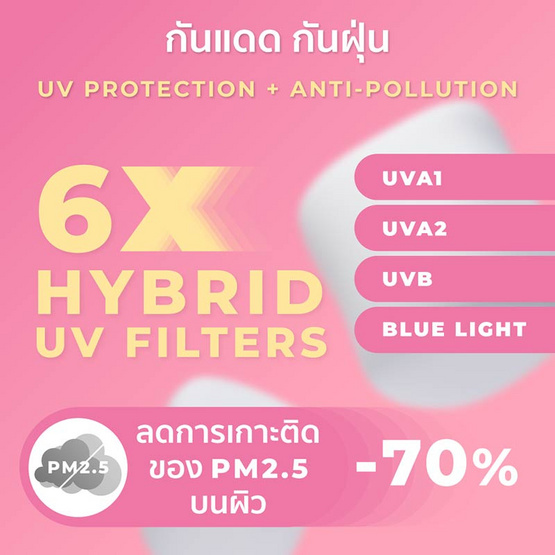 Her Hyness กันแดด Marshmallow Glowing Tinted Sunscreen SPF50+ PA++++ 40กรัม