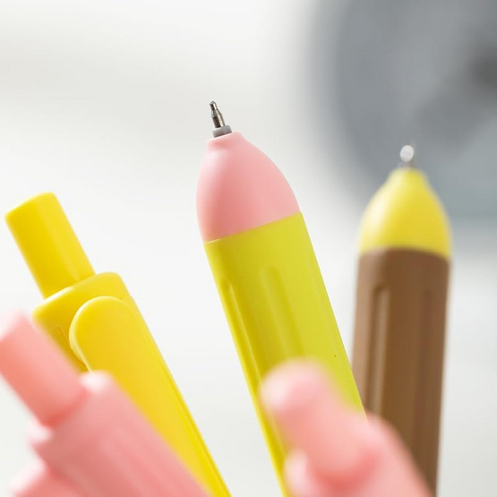 Deli ปากกาเจล 0.5 มม. Sponge Bob คละลาย แพ็กคู่ (4 แพ็ก 8 ด้าม)