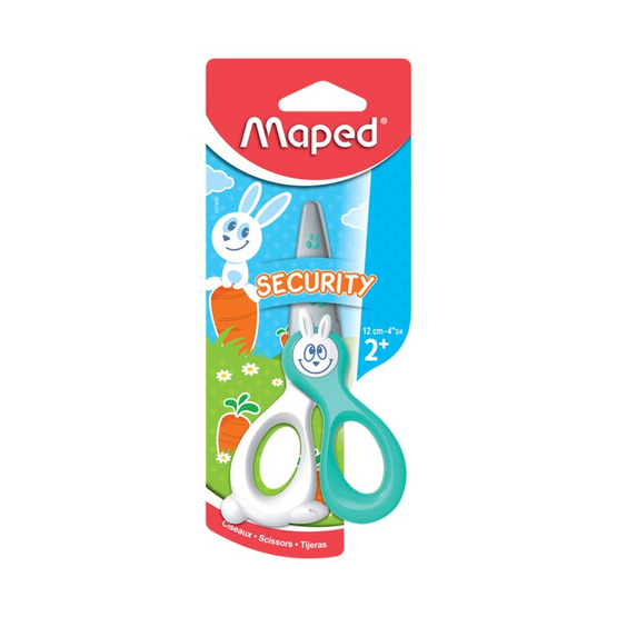 Maped กรรไกรเด็ก KIDI CUT 4 นิ้ว (แพ็ก 3 ชิ้น)