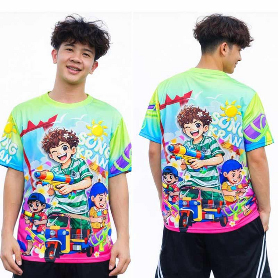 เสื้อคอกลมสงกรานต์ เต วรากร