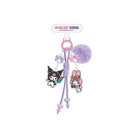 ที่ห้อยอเนกประสงค์ My Melody & Kuromi สีม่วง