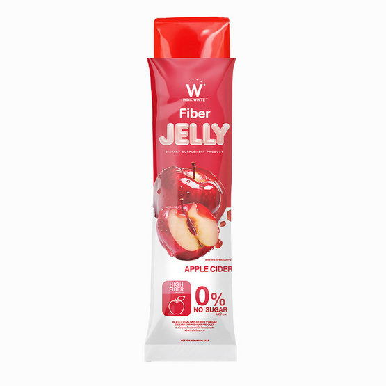 W JELLY PLUS APPLE CIDER VINEGAR DIETARY แอปเปิ้ล ไซเดอร์ วีเนก้า บรรจุ 7 ซอง