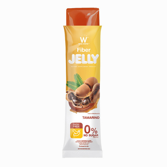 W JELLY TAMARIND FLAVOR DIETARY กลิ่นมะขาม บรรจุ 7 ซอง