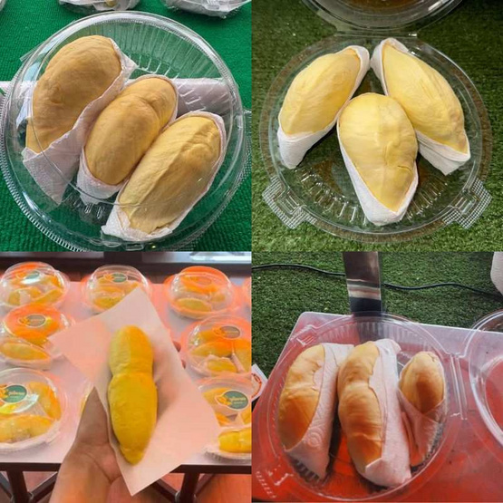 ทุเรียนทองถนนจันท์ ทุเรียนหมอนทองแกะเนื้อ 500 กรัม