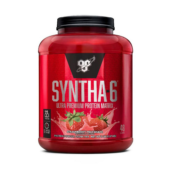 SYNTHA-6 STRAWBERRY MILKSHAKE PROTEIN POWDER DRINK MIX 5 ปอนด์