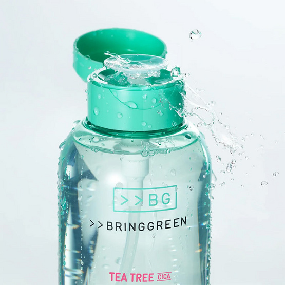 BRINGGREEN คลีนซิ่งวอเตอร์ Tea Tree Cica Sensitive Cleansing Water 500มล