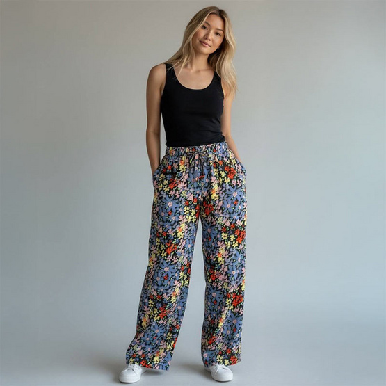 KORU กางเกง สีดำ รุ่น สวัสดีสงกรานต์ Free size